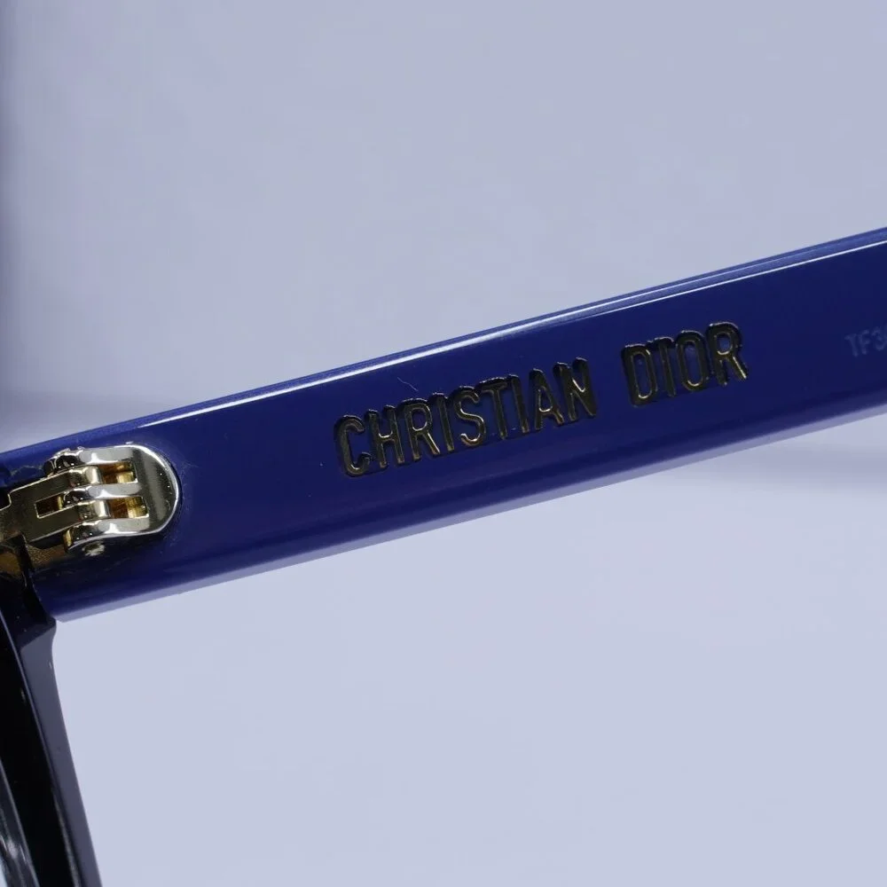 Final Price! Dior LaParisienneDiorO S3I 1000 Black/Blue Eyeglasses 56mm - Picture 9 of 11